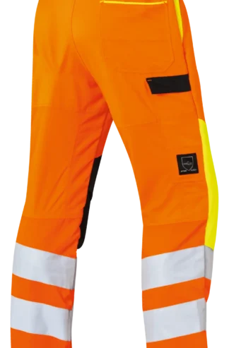 Reflecterende broek, met bescherming tegen snijwonden, Protect MS, maat XL