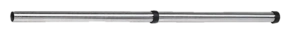 Verlengbuis, 1-delig, edelstaal, Ø 36 mm, 500 mm